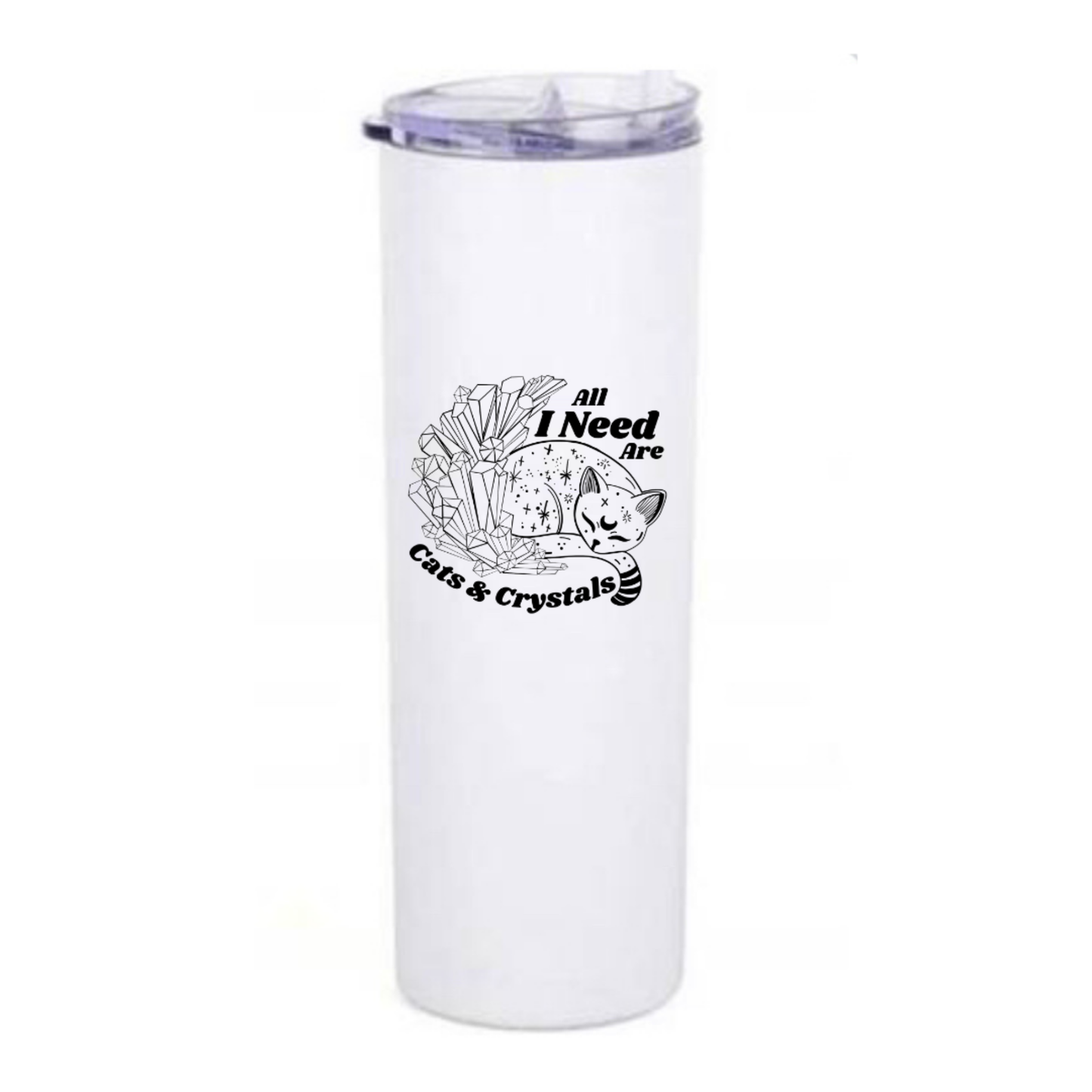 Cats and Crystals Tumbler