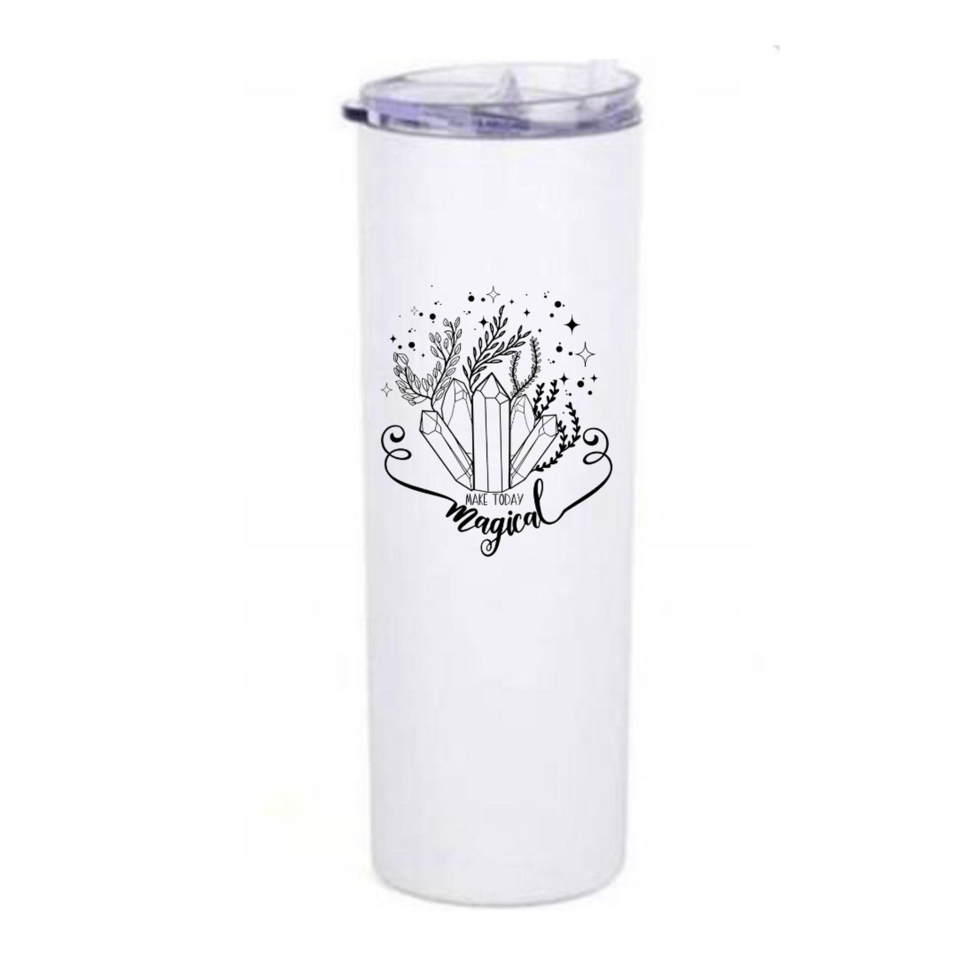 crystals and make today magical on a coffee tumbler
