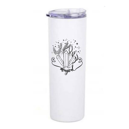crystals and make today magical on a coffee tumbler